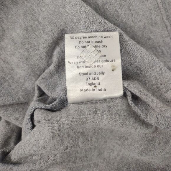 Steel & Jelly London Men's L Automobiles Print Pocket T-Shirt, Gray Large Cars - Picture 5 of 6